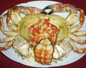 Buey de mar (crab)